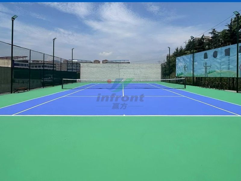 青岛李沧-丙烯酸网球场