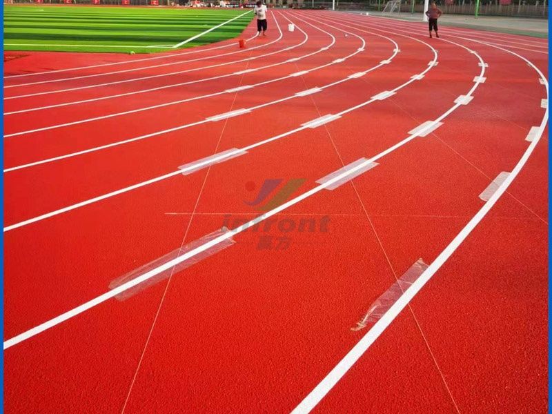 汝阳一中-全塑自结纹跑道